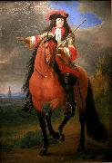 Adam Frans van der Meulen Louis XIV before Strasbourg Sweden oil painting artist